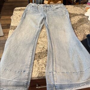 Blakely Light Blue Flate jeans size 1X, stretchy, fits women’s 16-18